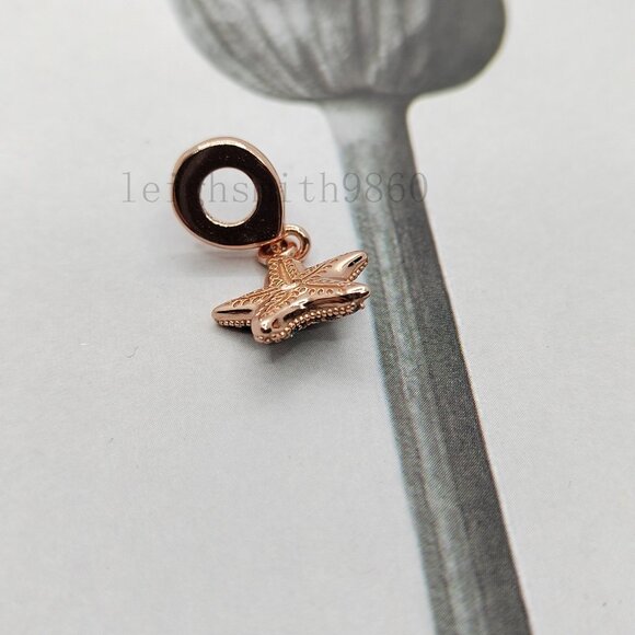 Pandora Sparkling Starfish Dangle Charm - Picture 5 of 6